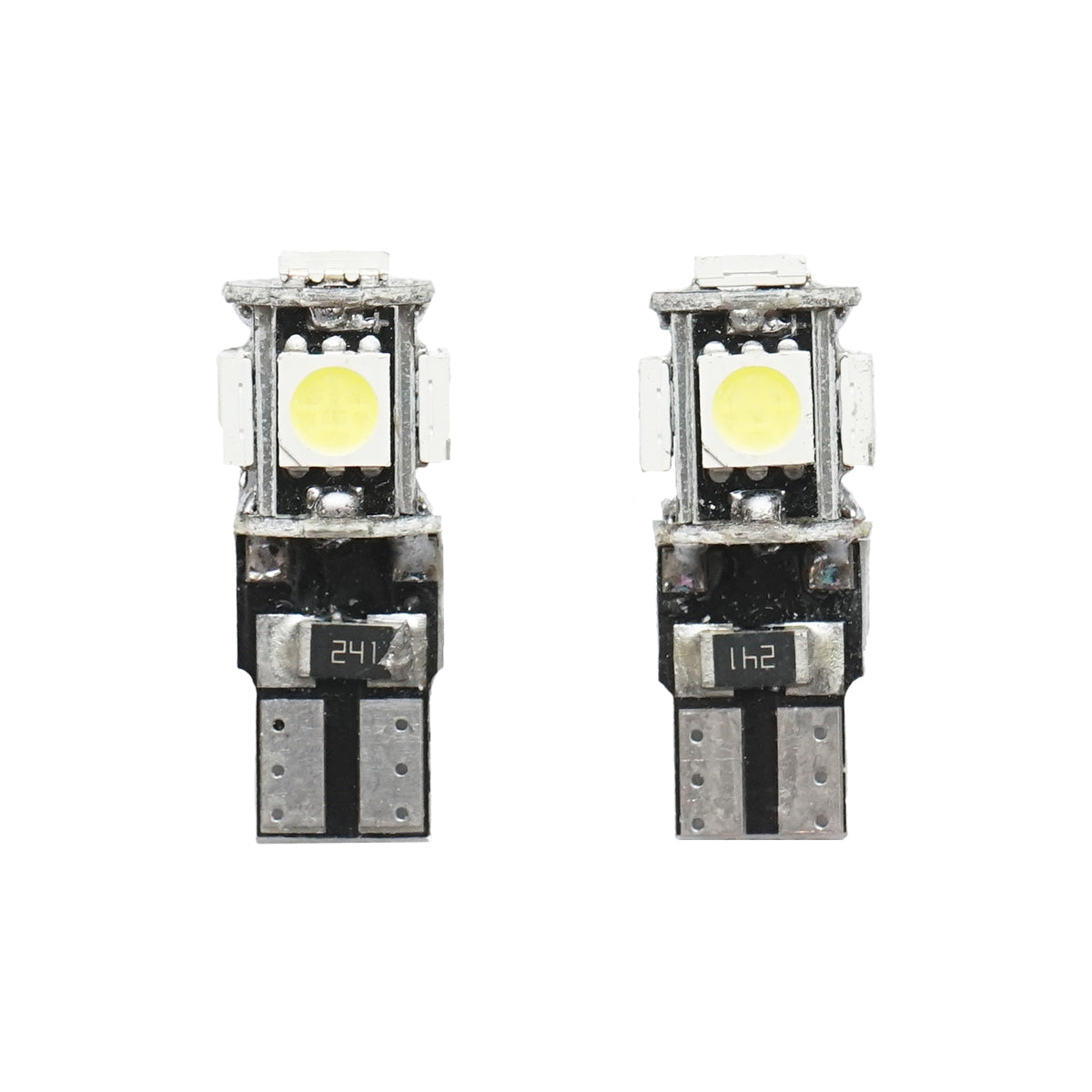 Set of 2 LED SMD bulbs 12V T10 0.16A cold light Breckner Germany